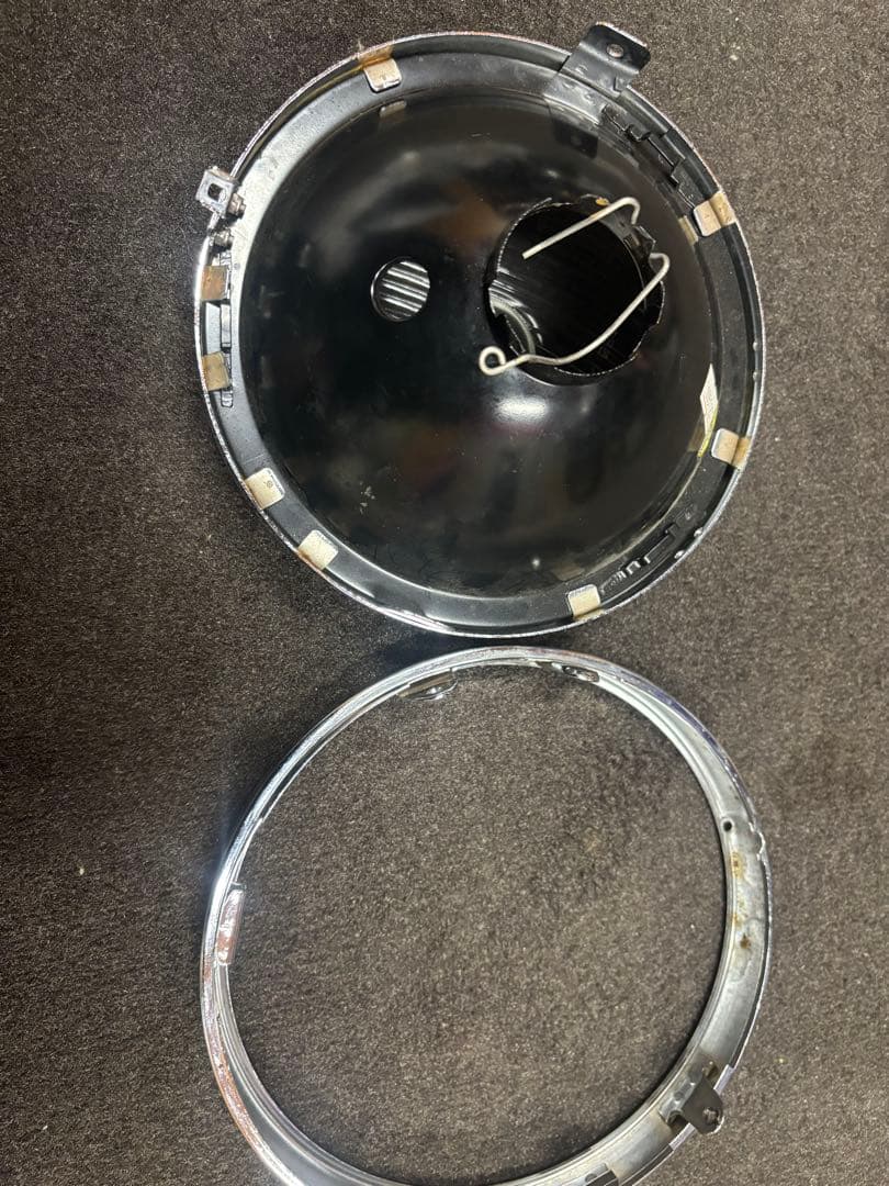 マーシャルヘッドライト　クリア　デベソ　889汎用品　180パイ