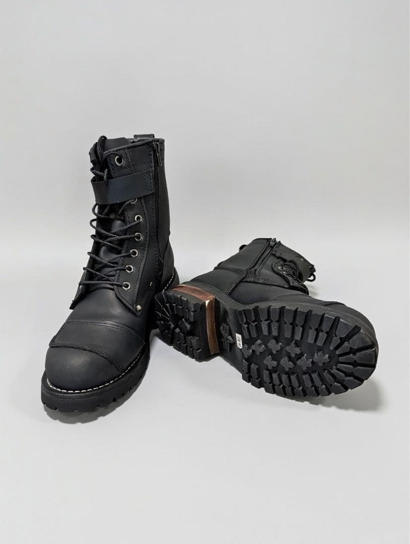 ALPHA INDUSTRIESの牛革バイカーブーツ　26cm 未使用