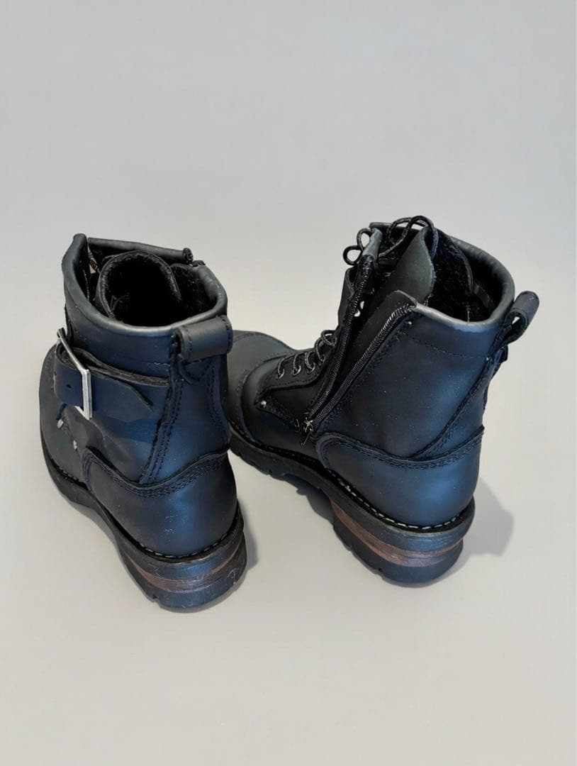 ALPHA INDUSTRIESの牛革バイカーブーツ　26cm 未使用