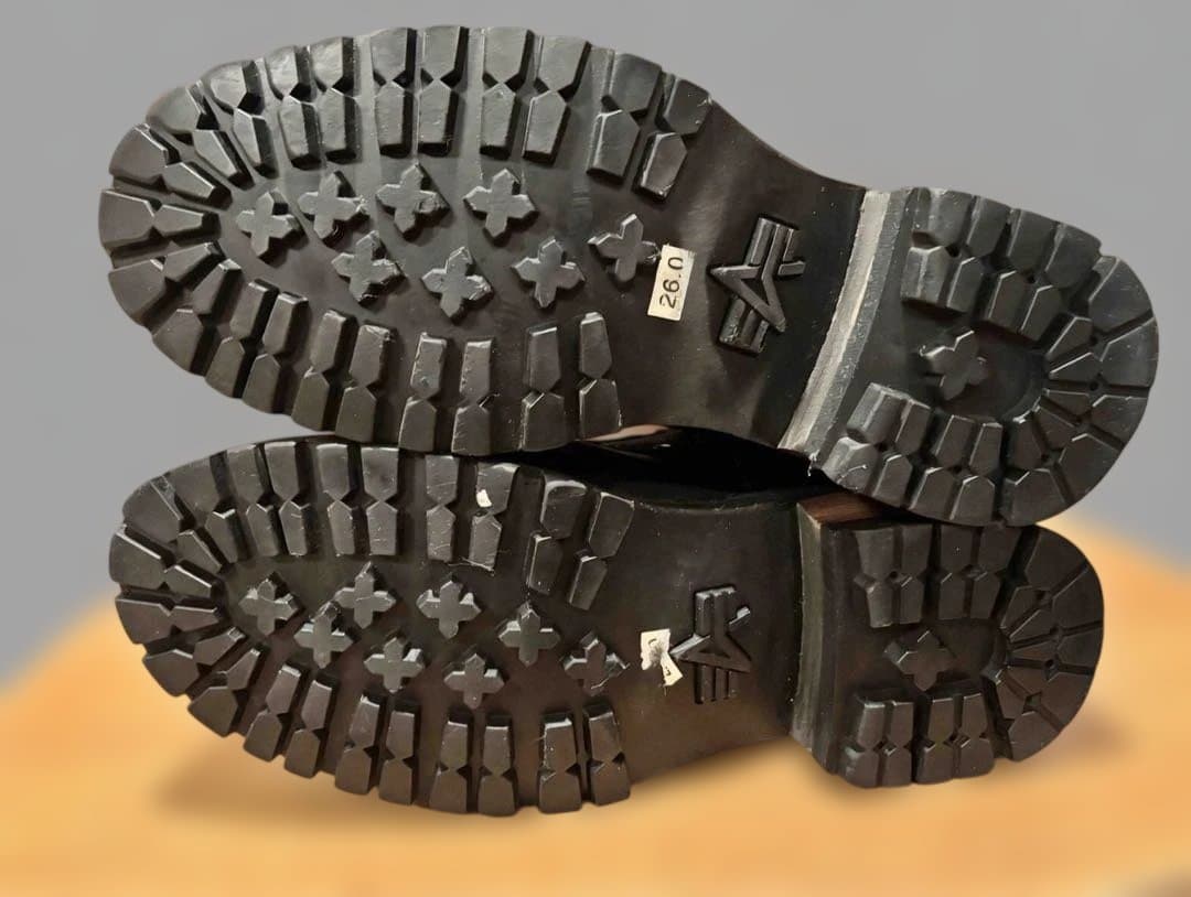 ALPHA INDUSTRIESの牛革バイカーブーツ　26cm 未使用