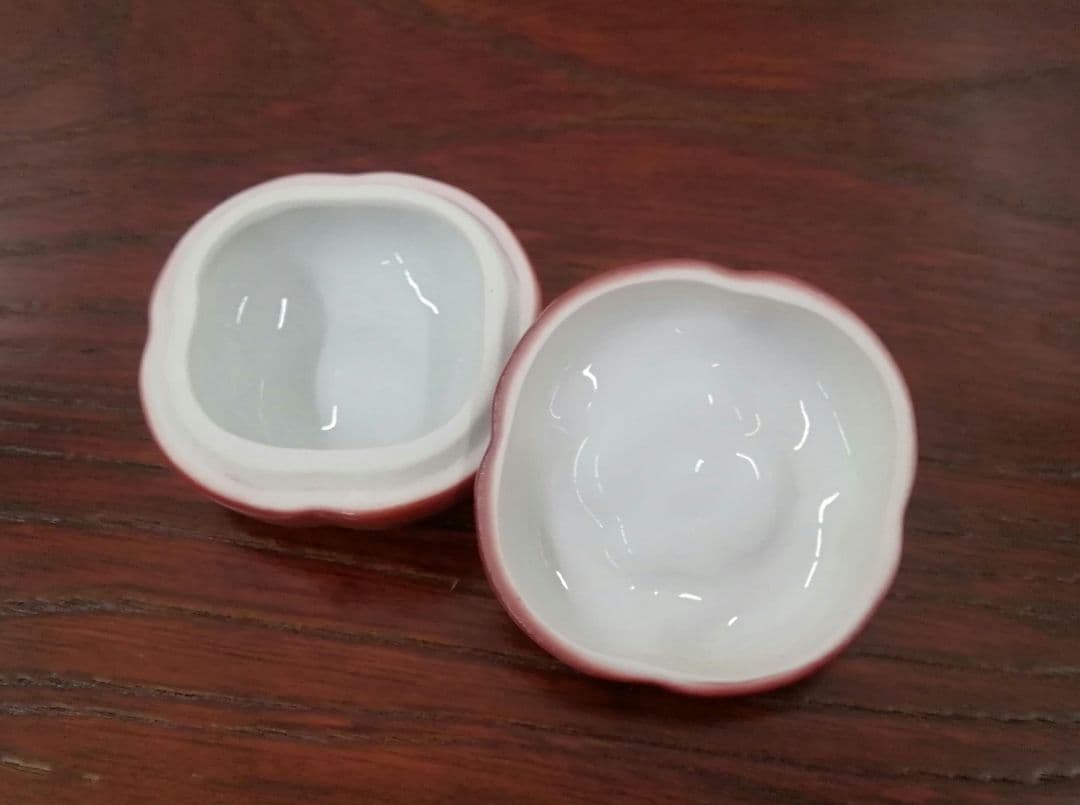 有田焼　二宮閑山　柿　香合