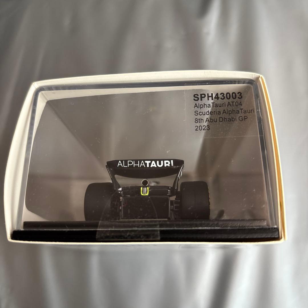 ポストホビー特注スパーク 1/43 アルファタウリ AT04 アブダビ 角田裕毅