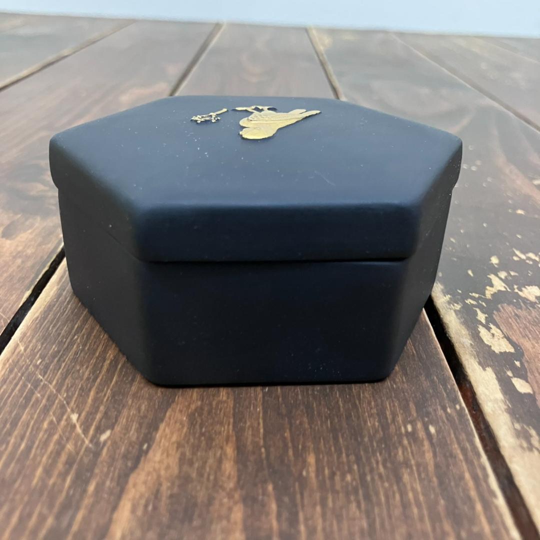 希少　ウェッジウッド　ブラック　ジャスパー　エジプシャン・コレクション　小物入れ