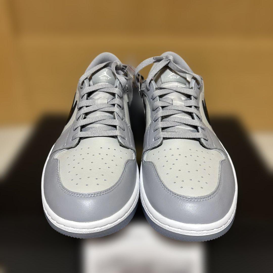 ナイキ エアジョーダン1 ロー ゴルフ ウルフグレー フォトンダスト 29.5㌢