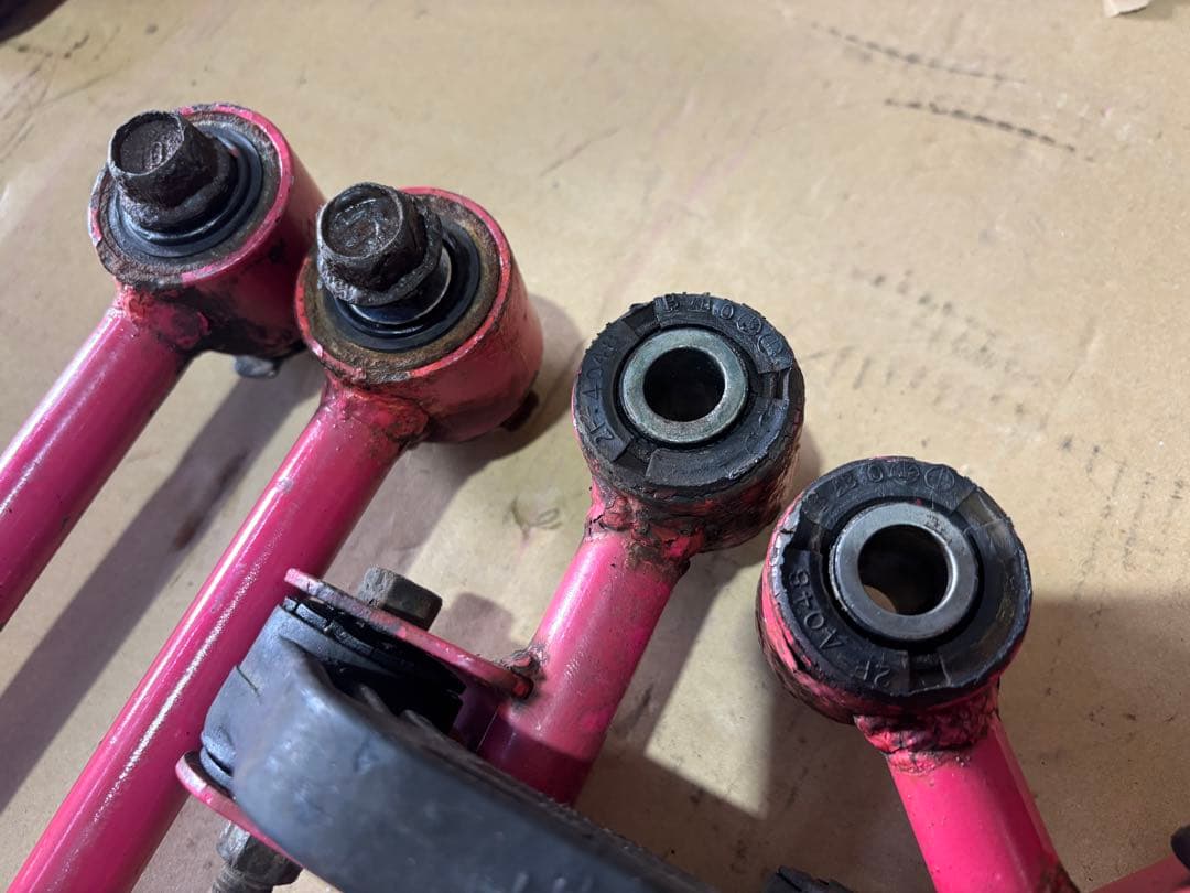 GGA 丸目 インプレッサ STI リア ロアアーム セット GDB GDA