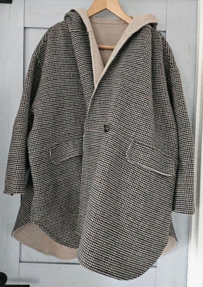 SHIPS any リバー フード ミディコート