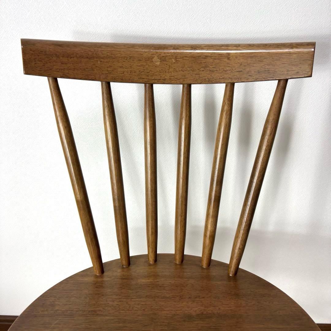 ニトリ NITORI 木製 ダイニングチェア スピンドルバック DC NUTS