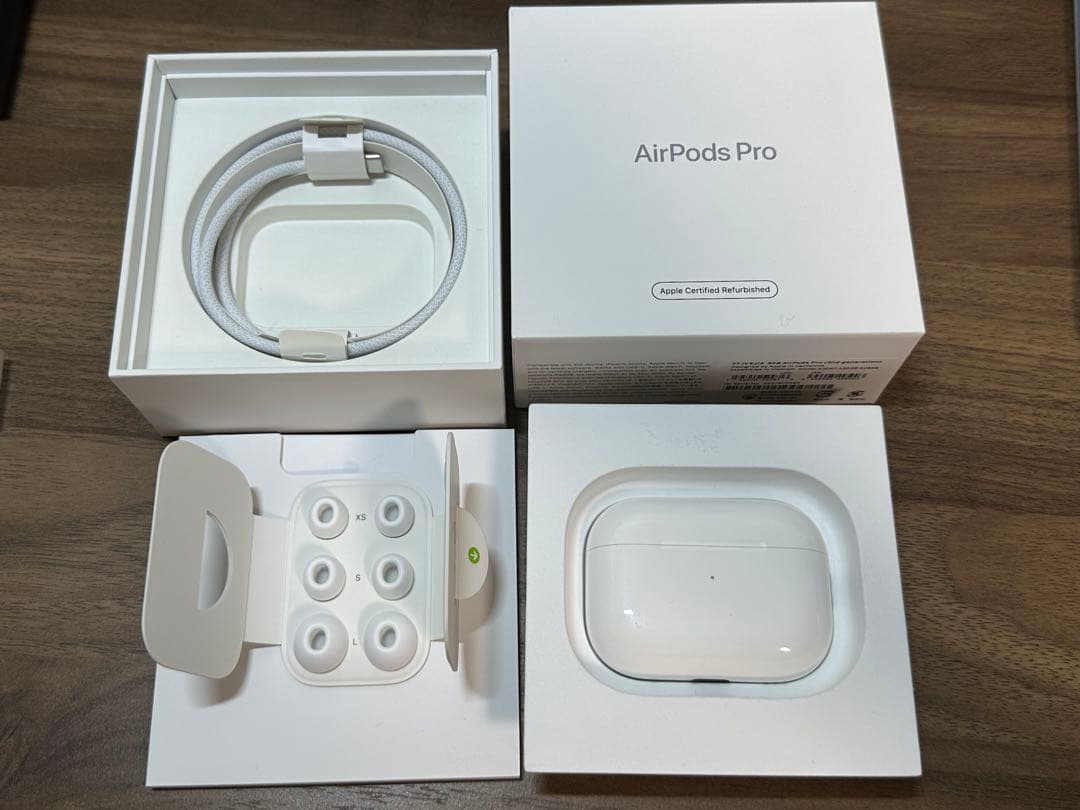 Apple AirPods Pro 第2世代　整備済製品　保証26/2/19まで