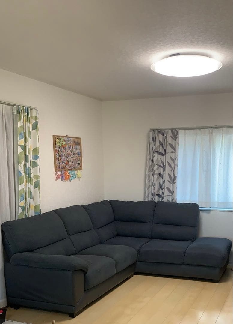 ニトリグレー L字型ソファ 2人掛け・3人掛け