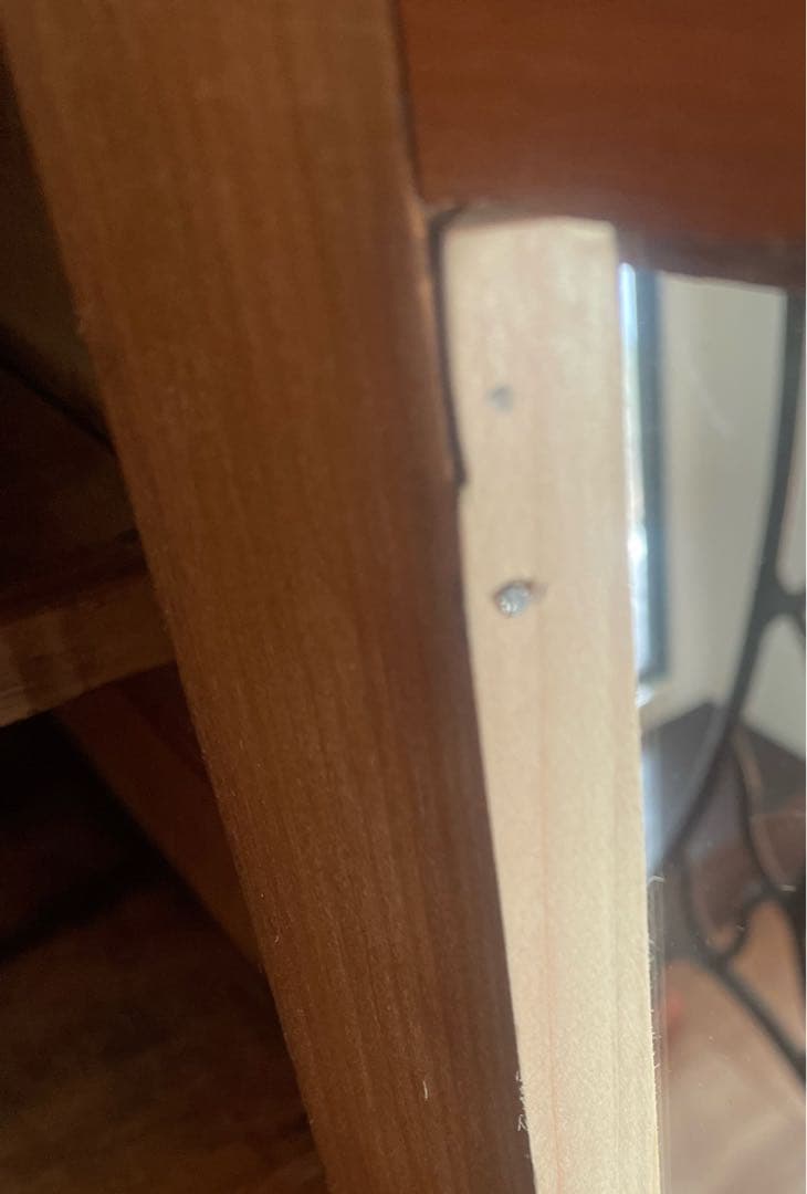 昭和レトロ 水屋箪笥　古家具 キャビネット 収納棚 ガラス戸 アンティーク　家具