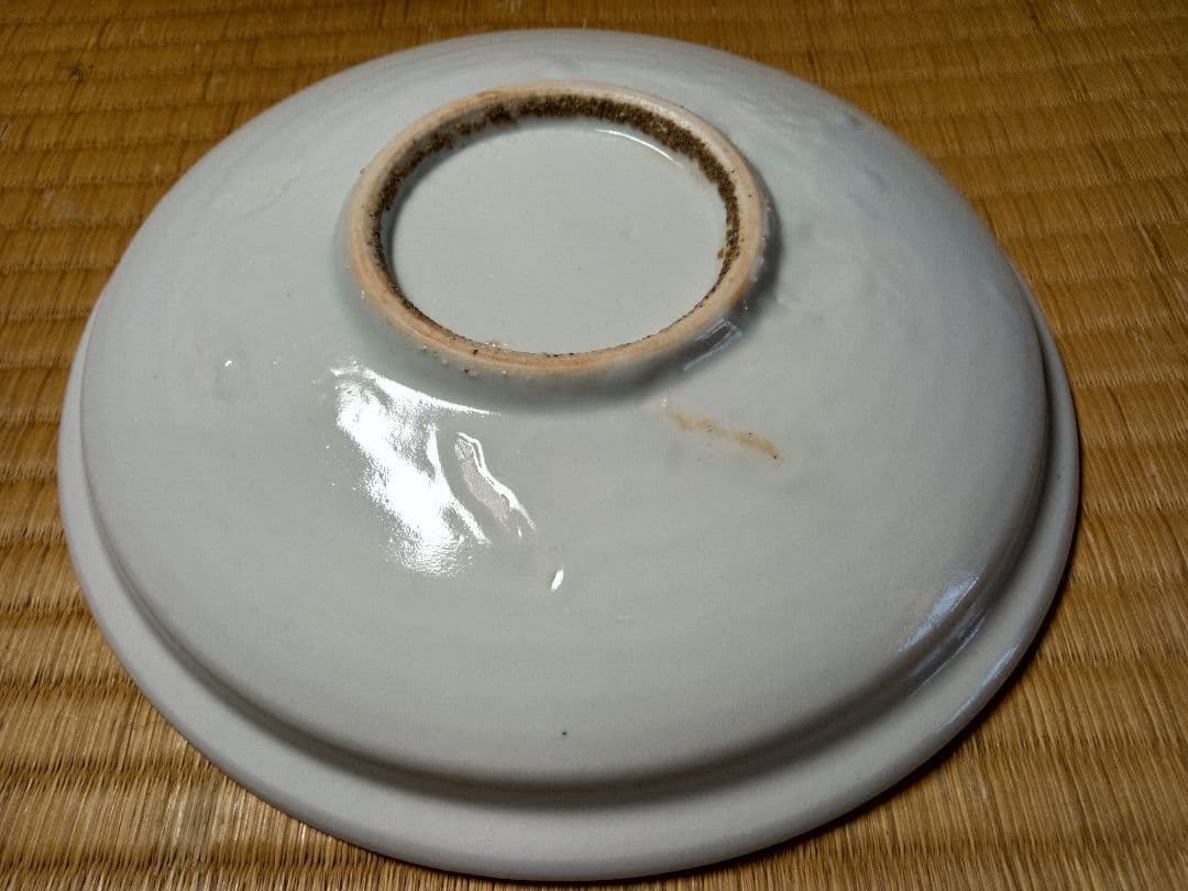 初期伊万里焼　月うさぎ皿