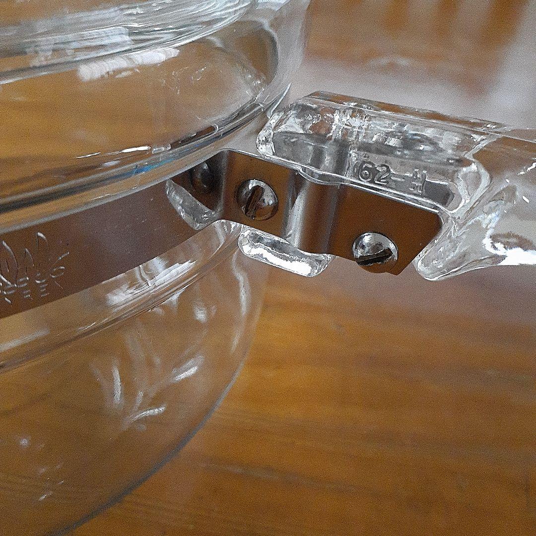 美品　ビンテージ　パイレックス　片手鍋大　L