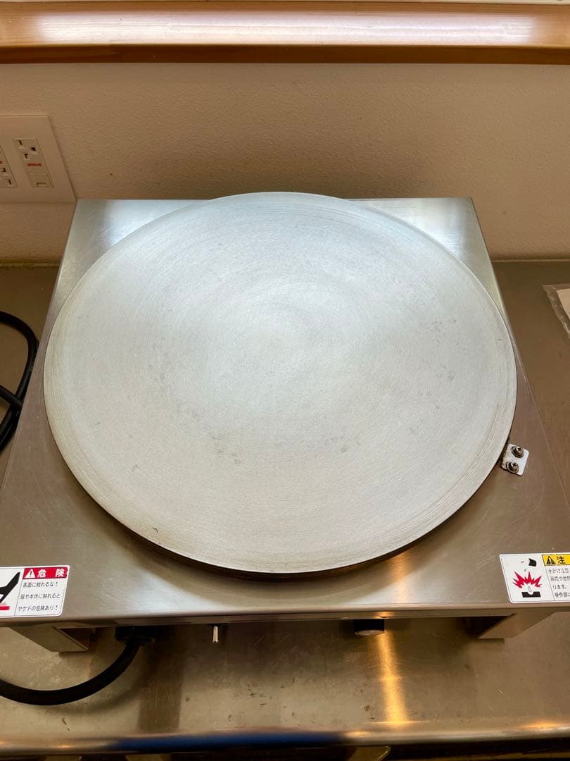 2023年製 状態良好☆ ニチワ 電気クレープ焼器 単相200V CM-410H