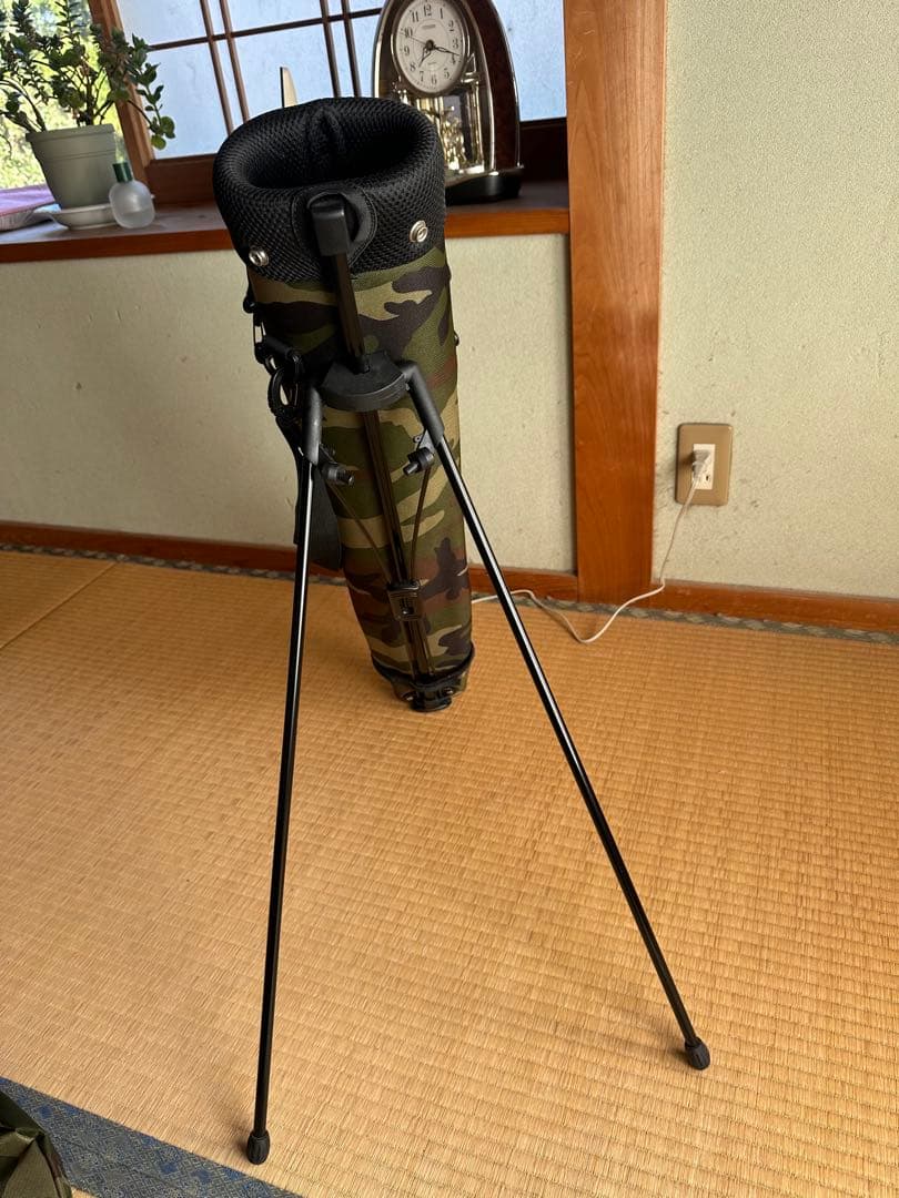 美品PEARLY GATES 迷彩 スタンドゴルフバッグ 89