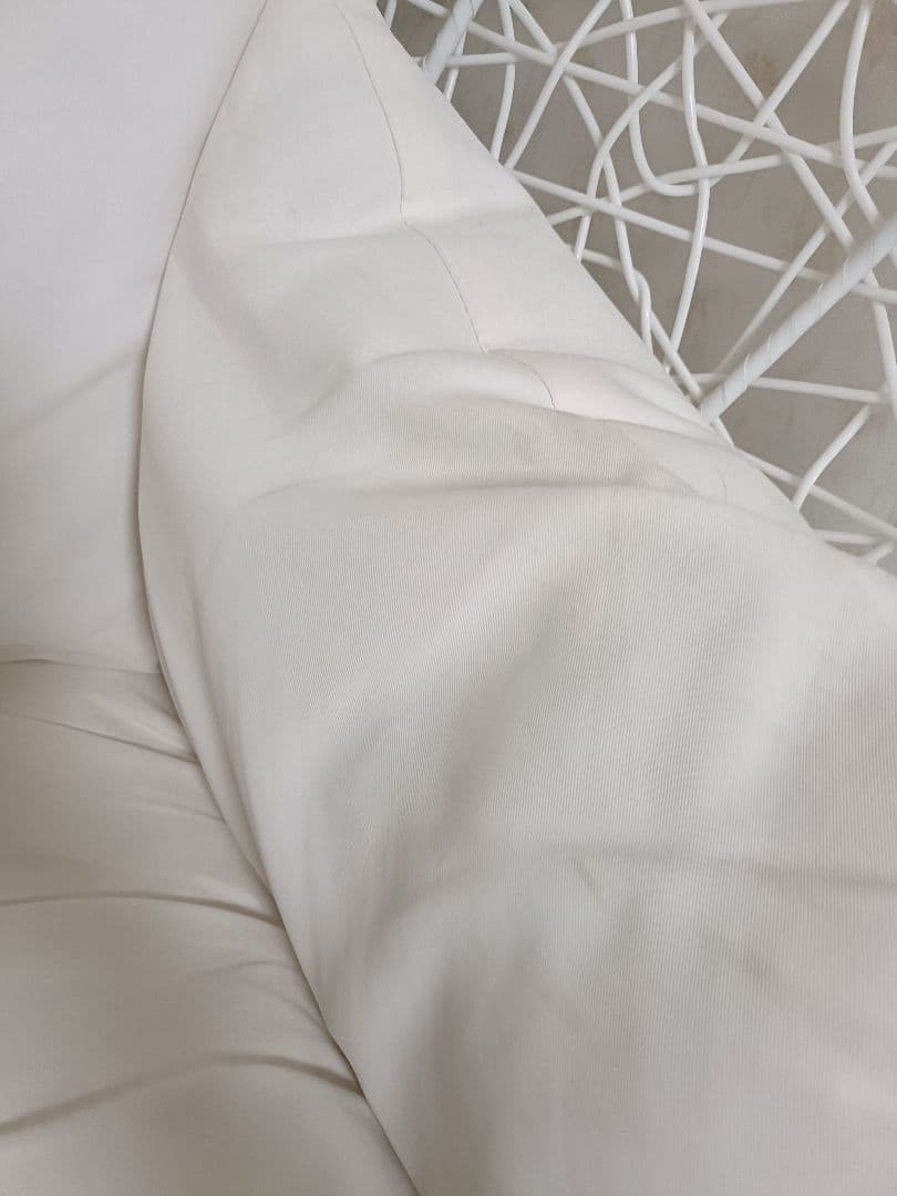 【引取可】ハンギングチェア　クッション付　ホワイト