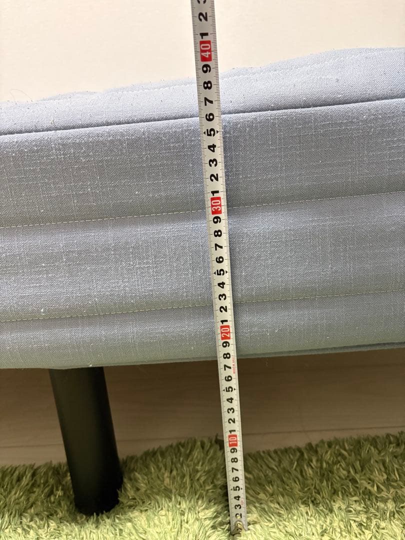 脚付きマットレスシングルベッド