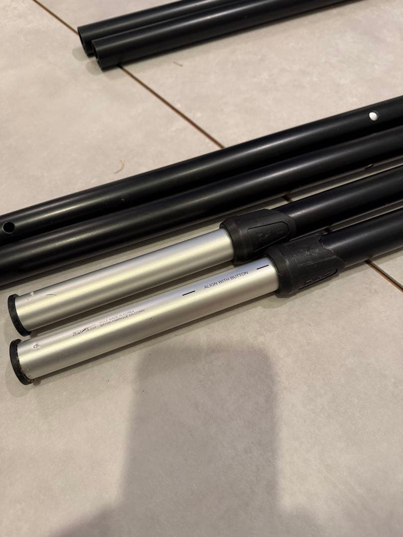 DAC Pole 3000 Adj - Black　2本セット