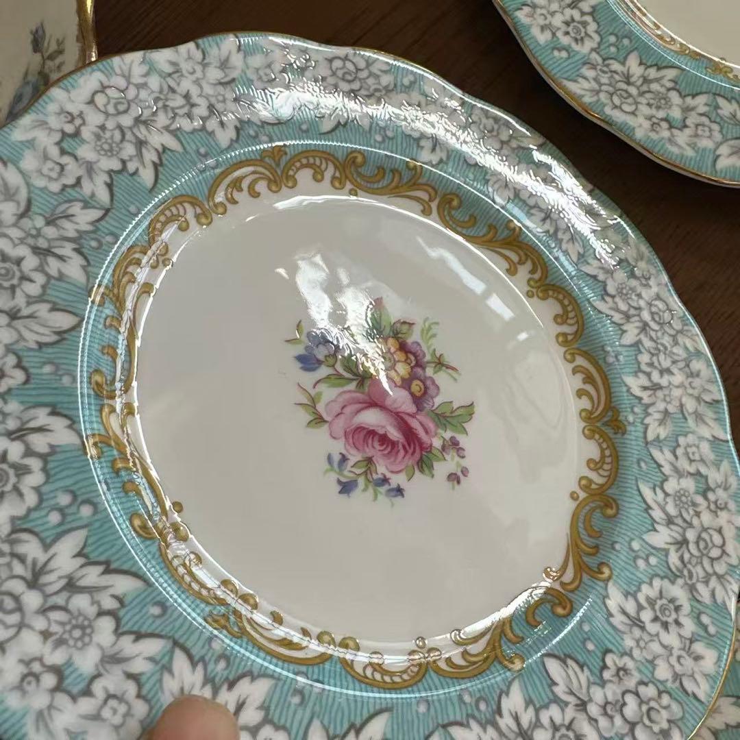 英国製　ロイヤルアルバートエンチャントメント　デザートプレート　6枚