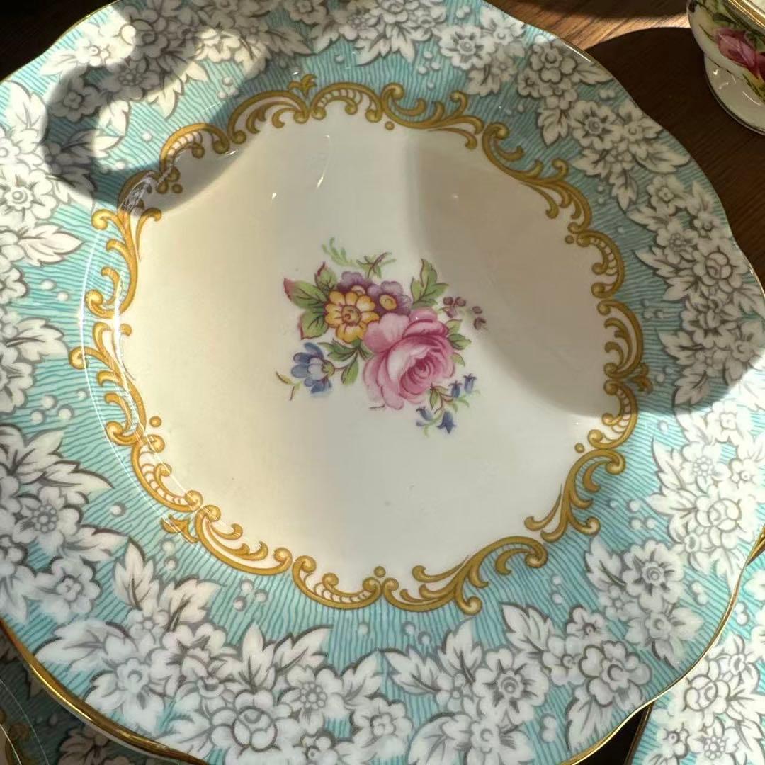 英国製　ロイヤルアルバートエンチャントメント　デザートプレート　6枚