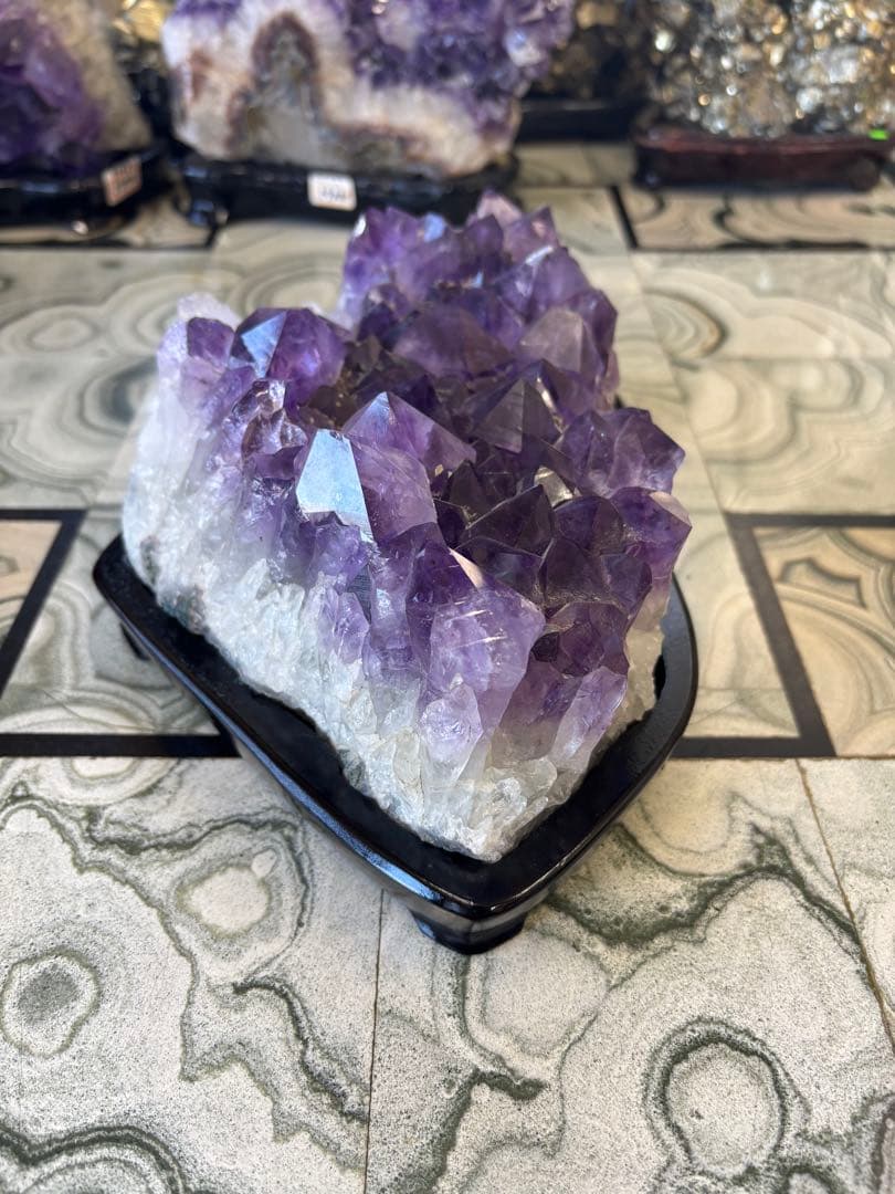 アメジスト　ストーン　鉱石　希少　置物　インテリア 4