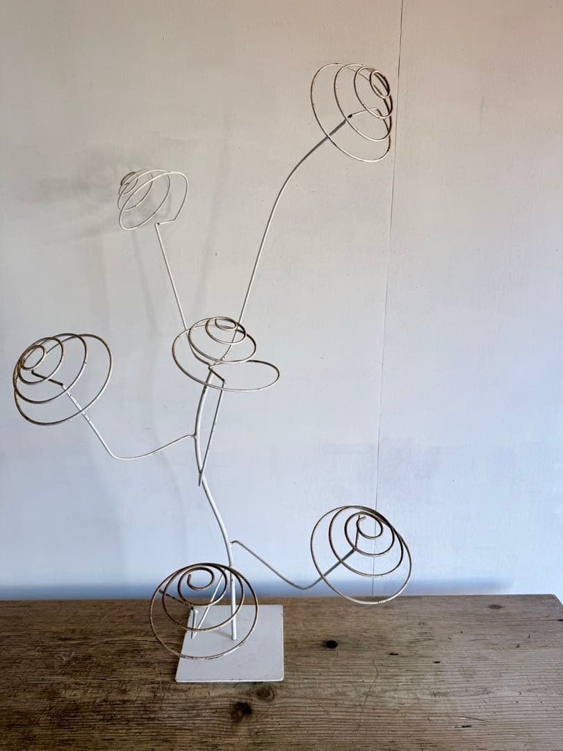 ワイヤーアート ハットスタンド 帽子掛け ミッドセンチュリー