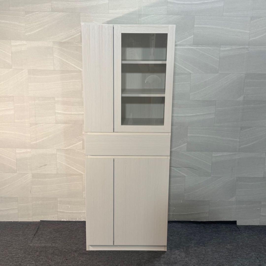 Francfranc キッチンキャビネット パセ 食器棚 65cm d4745