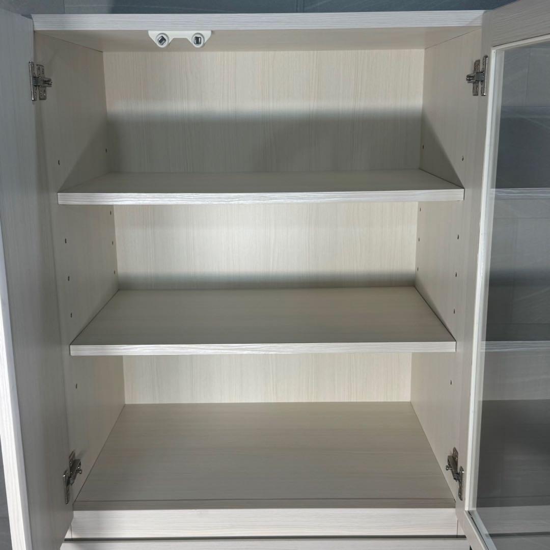 Francfranc キッチンキャビネット パセ 食器棚 65cm d4745