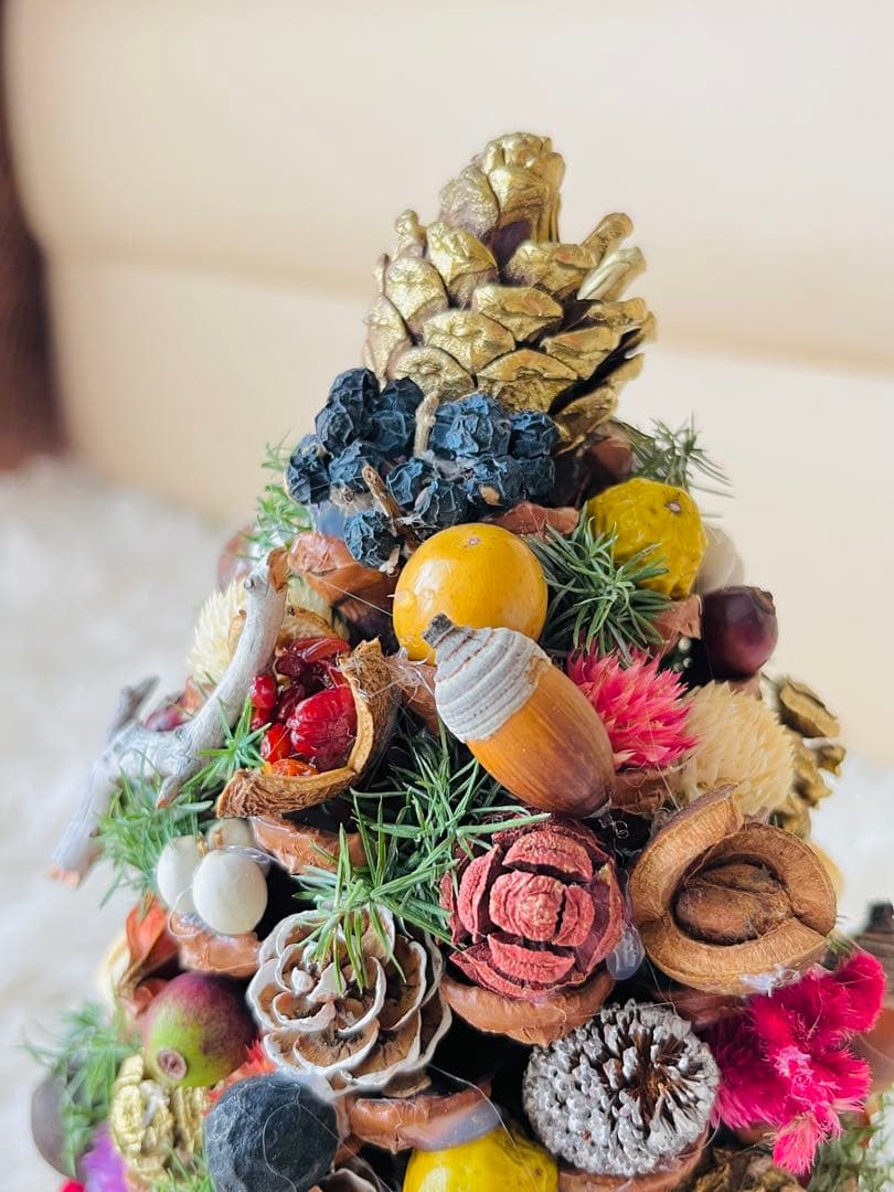 完売❤️大王松と木の実のXmasツリー⭐️ハンドメイド自然素材ナチュラル