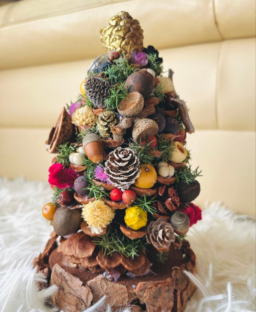 完売❤️大王松と木の実のXmasツリー⭐️ハンドメイド自然素材ナチュラル