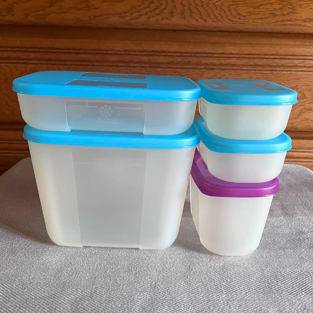 【未使用】 Tupperware フリーザーメイトいろいろサイズセット
