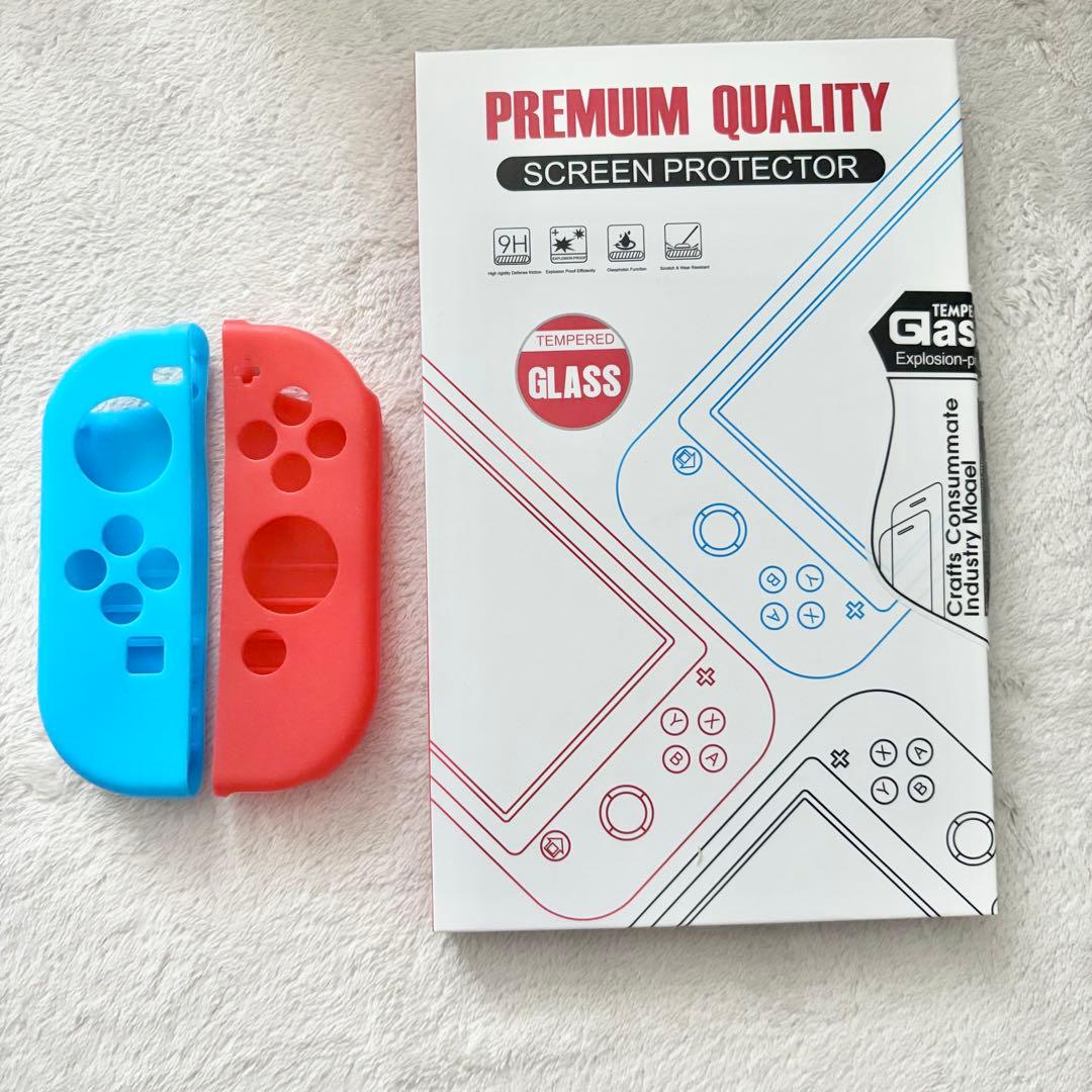 NintendoSwitch 有機ELモデル 収納ケース画面保護フィルム付き