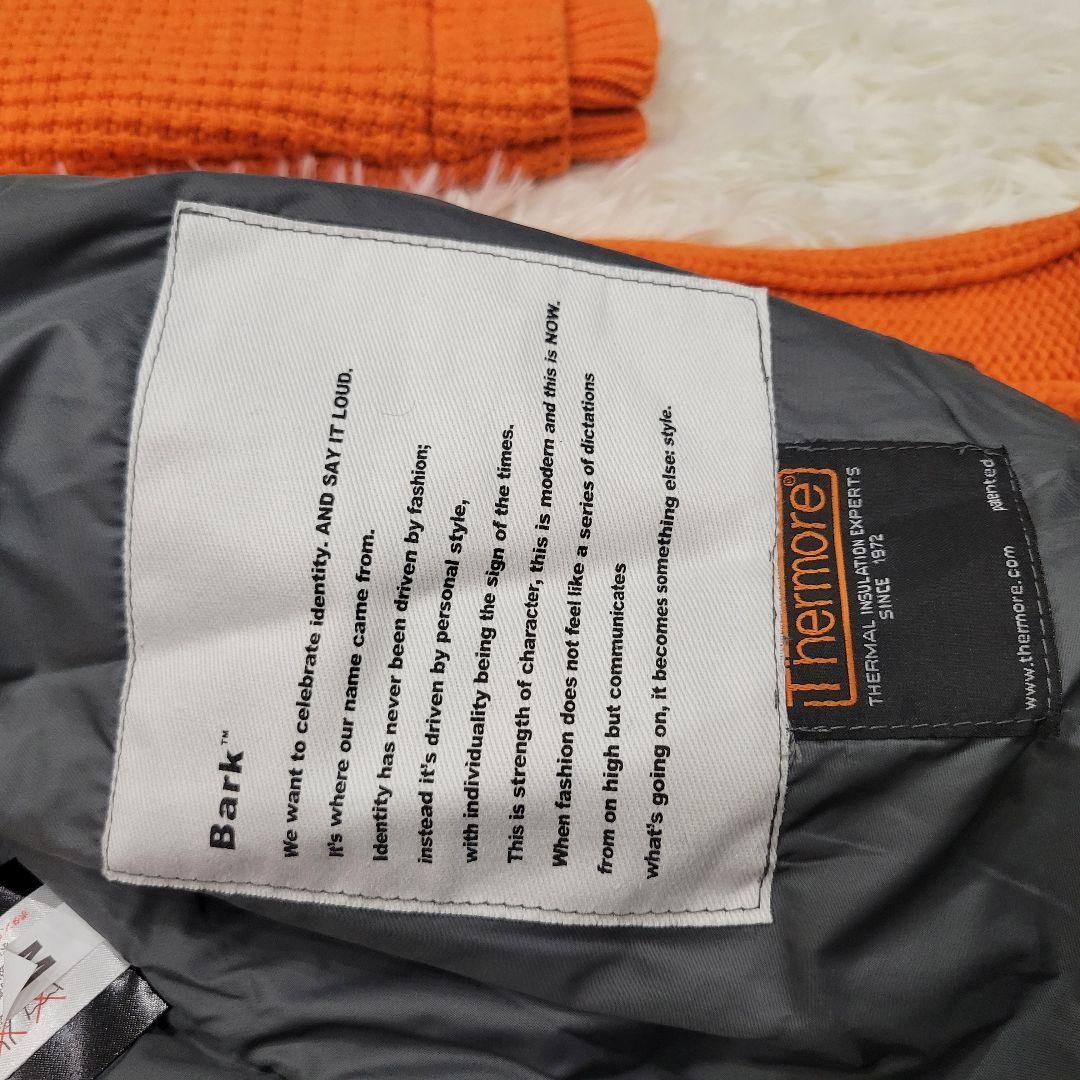 バーク　オレンジ　タグ付き　ニット　ガウン　ダッフルコート　ジャケット　高級感