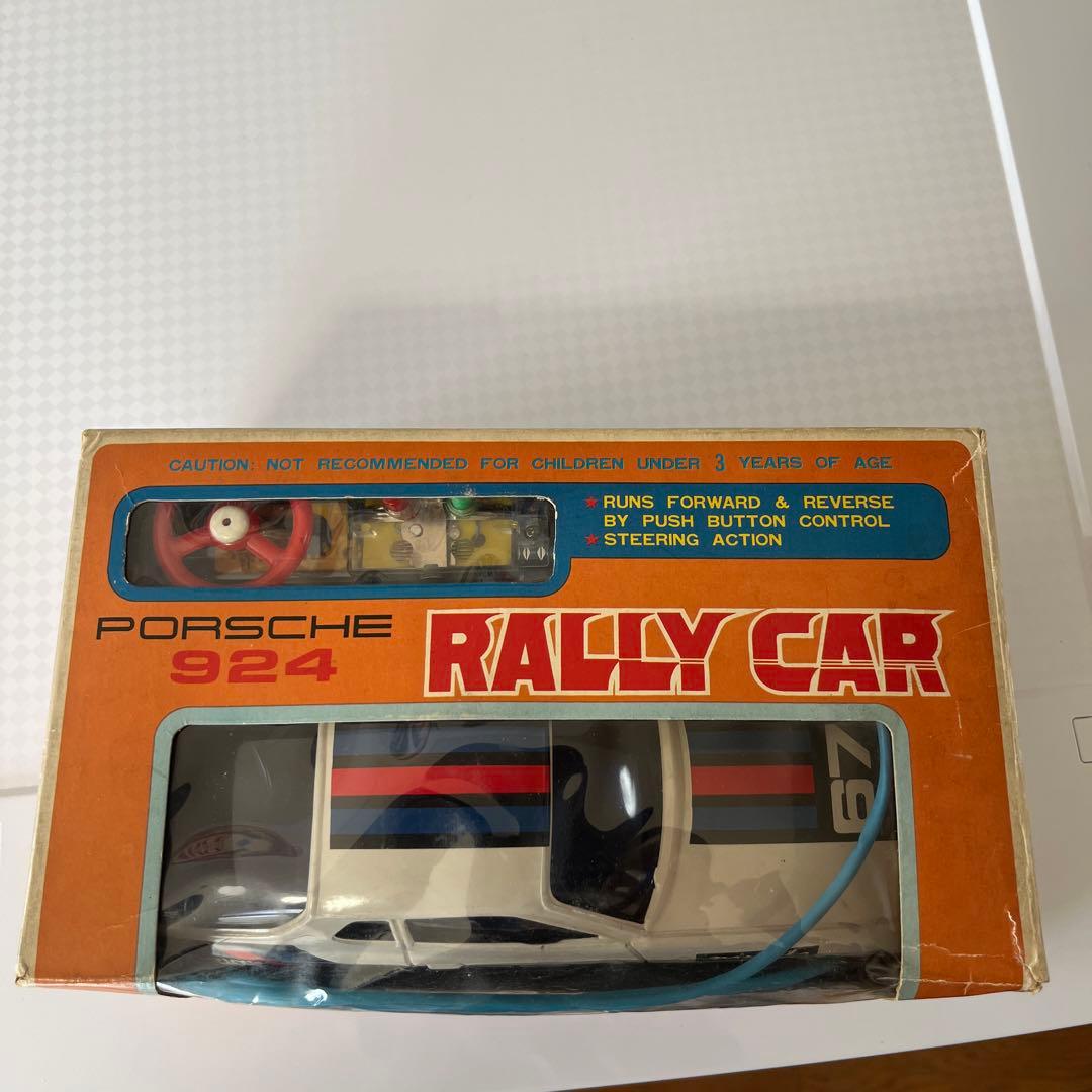 ブリキ　アサヒ　ポルシェリモコンカー　ビンテージ