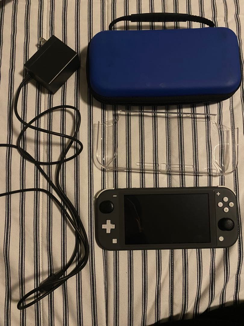 Nintendo Switch Lite グレー 本体 充電器／カバー/フィルム