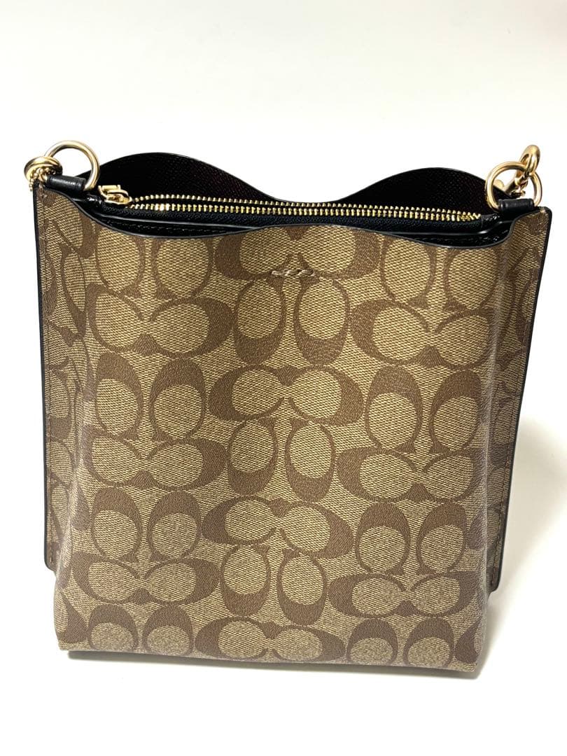 COACH コーチ モリー バケットバッグ 22 シグネチャー CA582