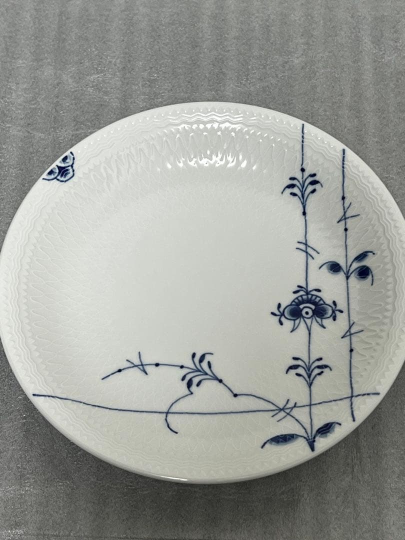 ★美品未使用★ロイヤルコペンハーゲン ブルーパルメッテ プレート 20cm 5枚