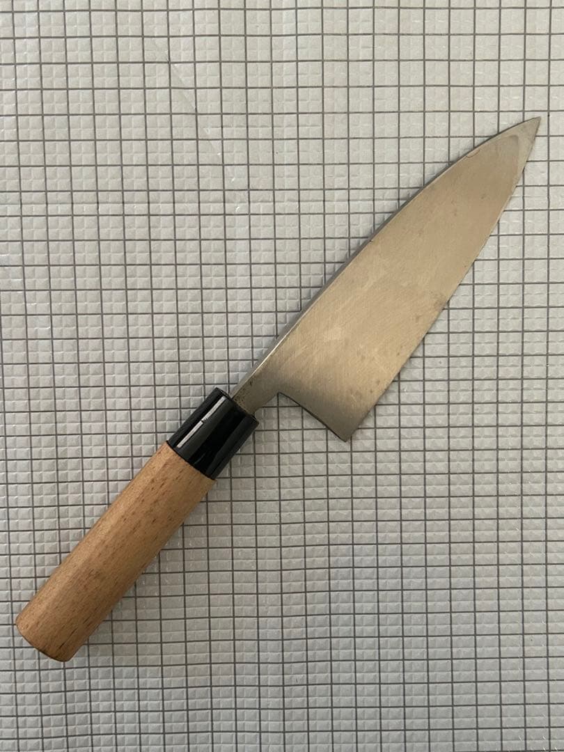 左用 出刃 包丁 出刃包丁 150mm 朴丸柄 左利き用