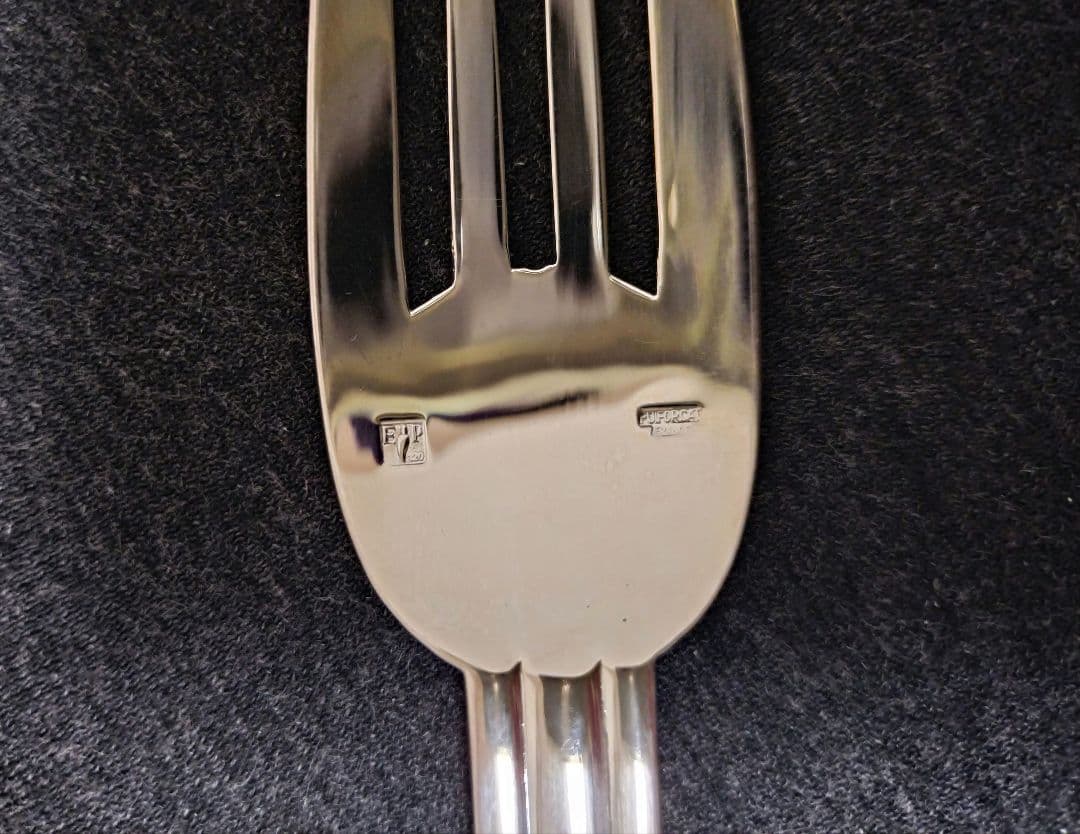 0xKenPuiforcatピュイフォルカフォークナイフシルバープレート銀
