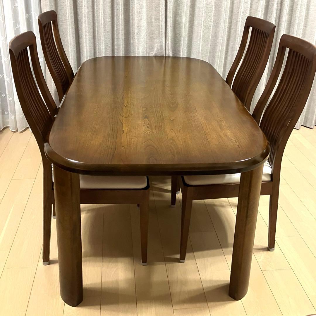 【地域限定送料無料】TOA日本製アンティークダイニングテーブル幅150cm