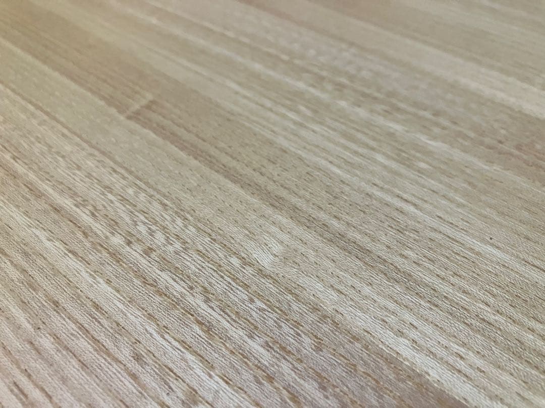 座卓 120 リーフ型 楕円　天然木 ナチュラル色　楡　ジブリ風　折りたたみ