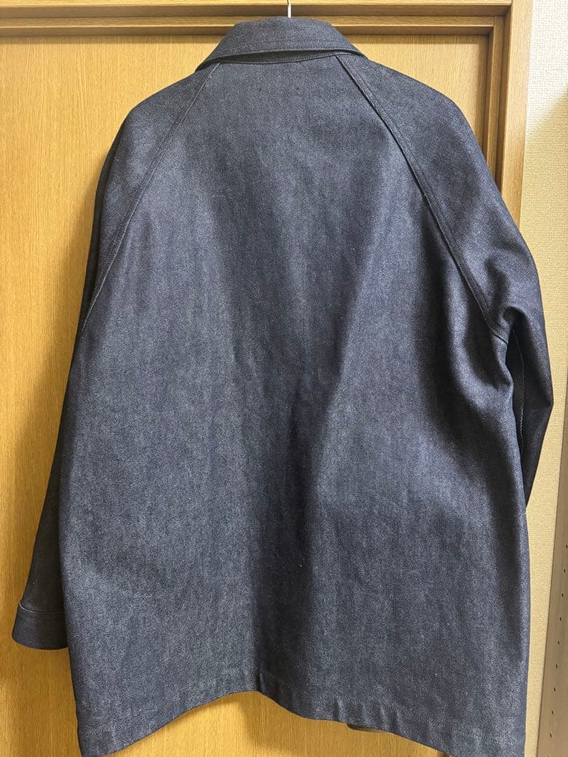 aubett シルク デニム カバーオール