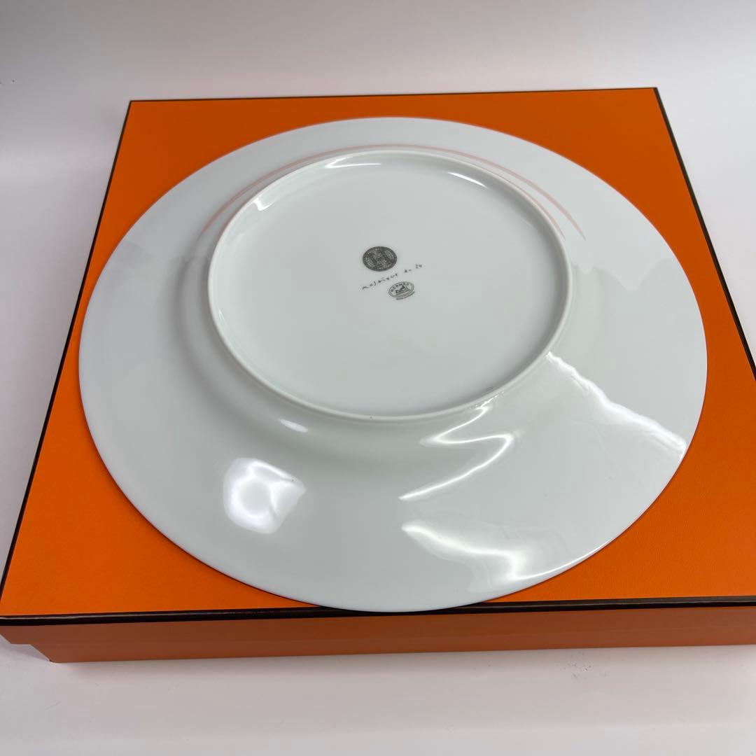 エルメス　ディナープレート 〈モザイク 24〉 プラチナ 2枚　新品未使用品