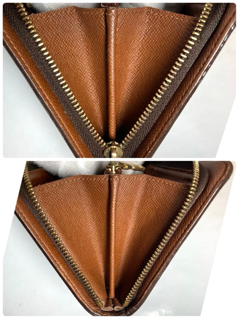 ルイヴィトン　モノグラム　ポルトモネ　ジップ　ラウンドファスナー　長財布