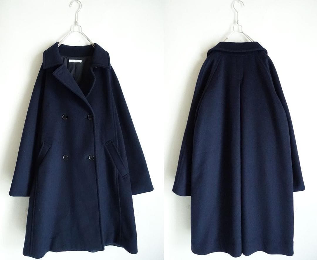 2024 B.C STOCK☆Wビーバーテントライントレンチコート F ネイビー