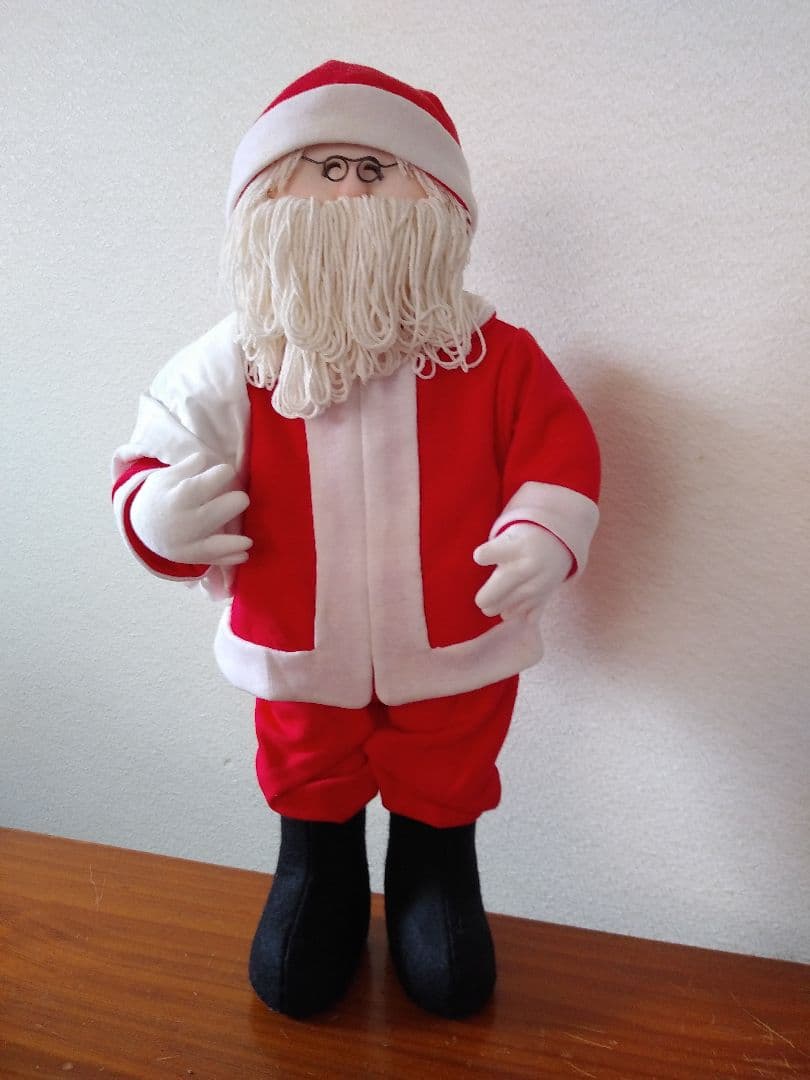 手作り人形　サンタクロース　米山京子さん風