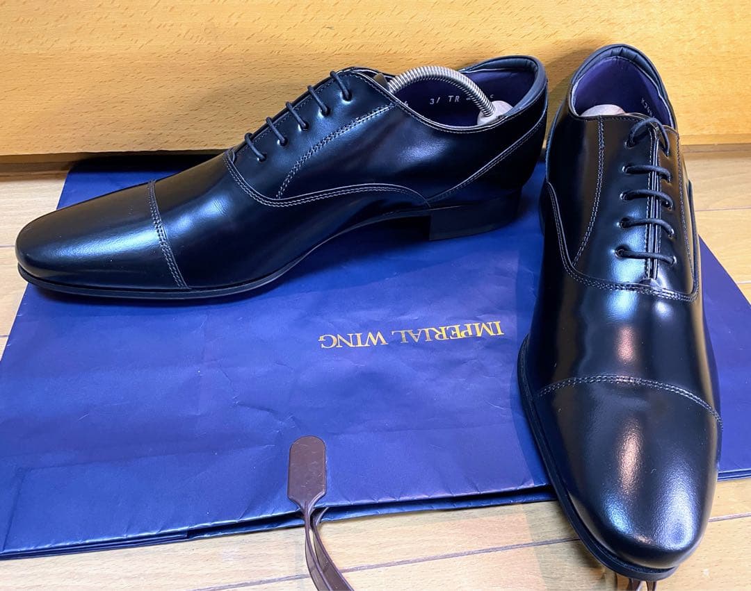 新品リーガルストレートチップスクラッチタフレザービジネスシューズ26.5