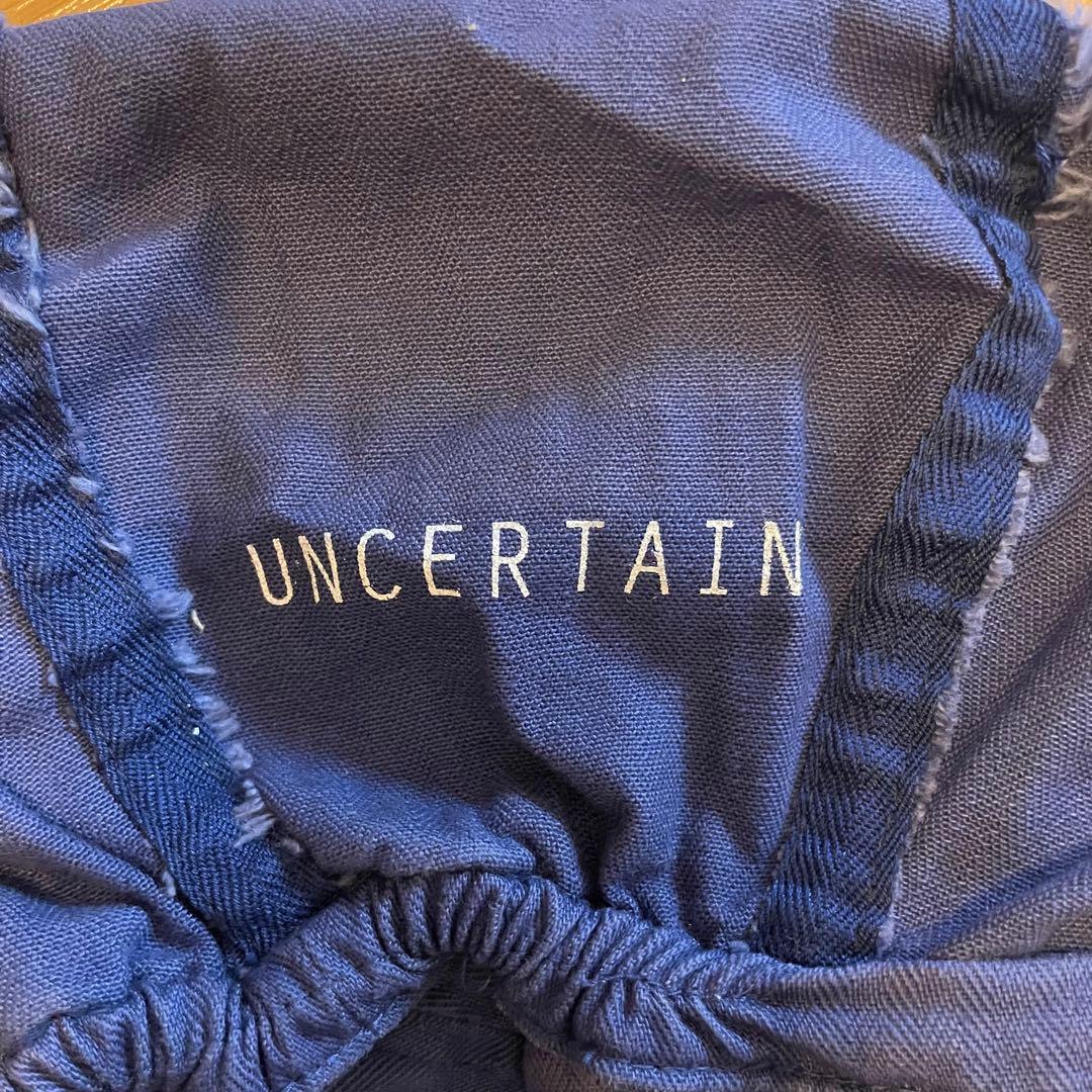 UNCERTAIN アンサーテイン 大森南朋×原田裕章 キャスケット ネイビー