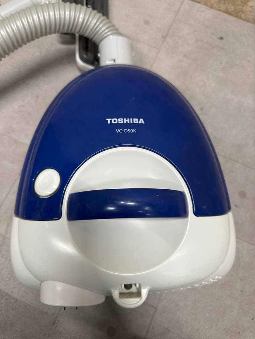 東芝 掃除機 紙パック式 クリーナー VC-D50K(L) 2019年製 ブルー