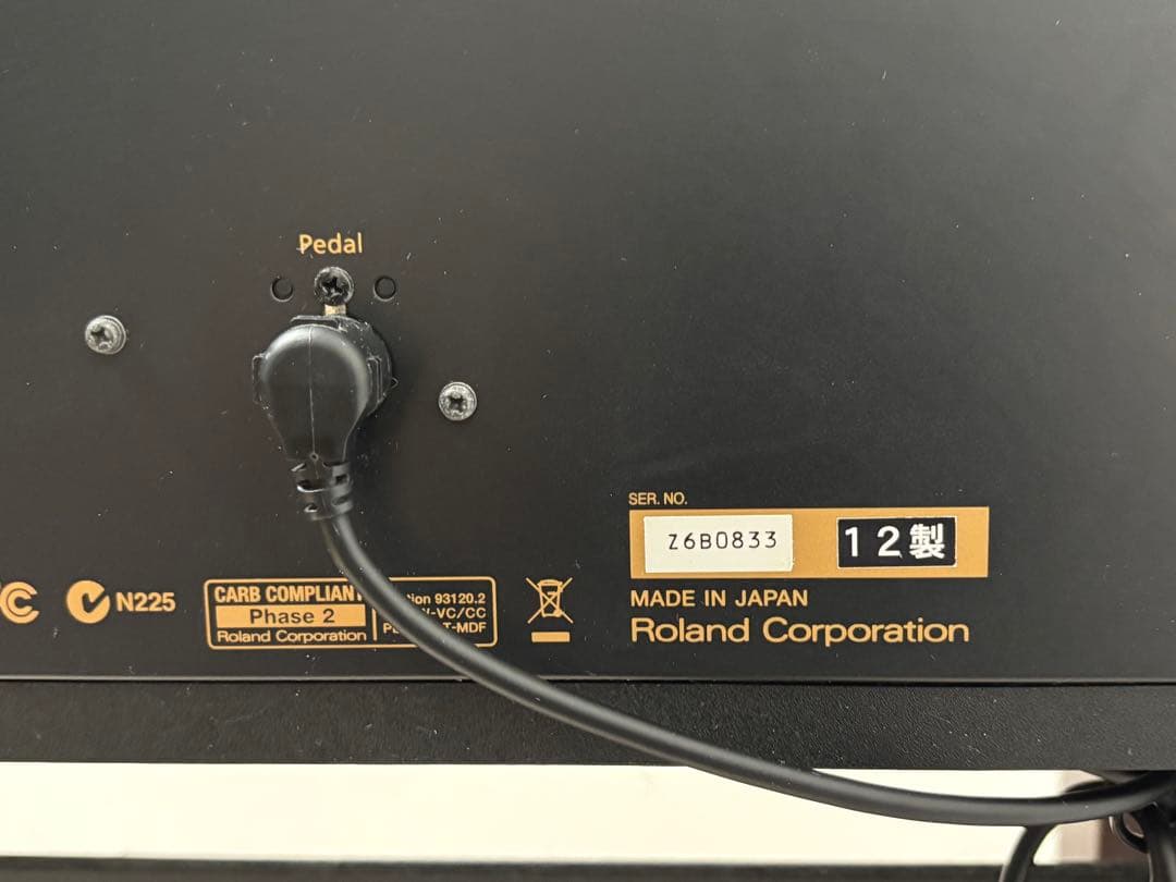 Roland HP505-GP 12年製電子ピアノ 　ブラウンマホガニー