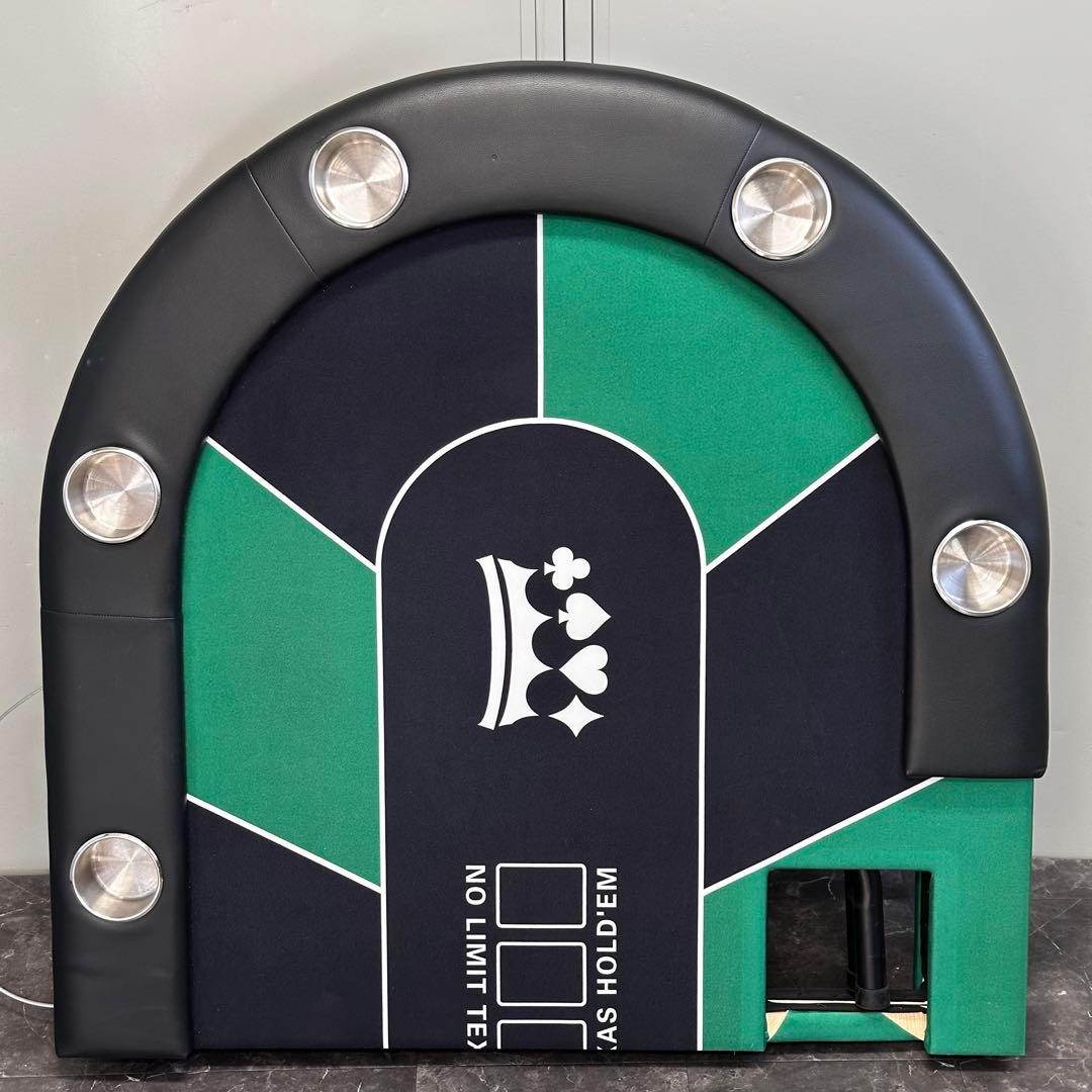 ◯送料込！設置対応◎ チップ付ノーリミットテキサスホールデム ポーカーテーブル